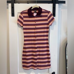 Wild Fable Multicolor Striped Mini Dress